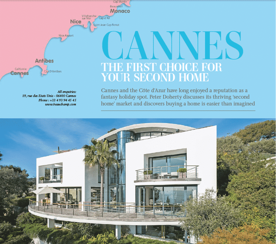 INTERNATIONAL LIFE MAGAZINE: "Cannes, the first choice for your second home" 2024