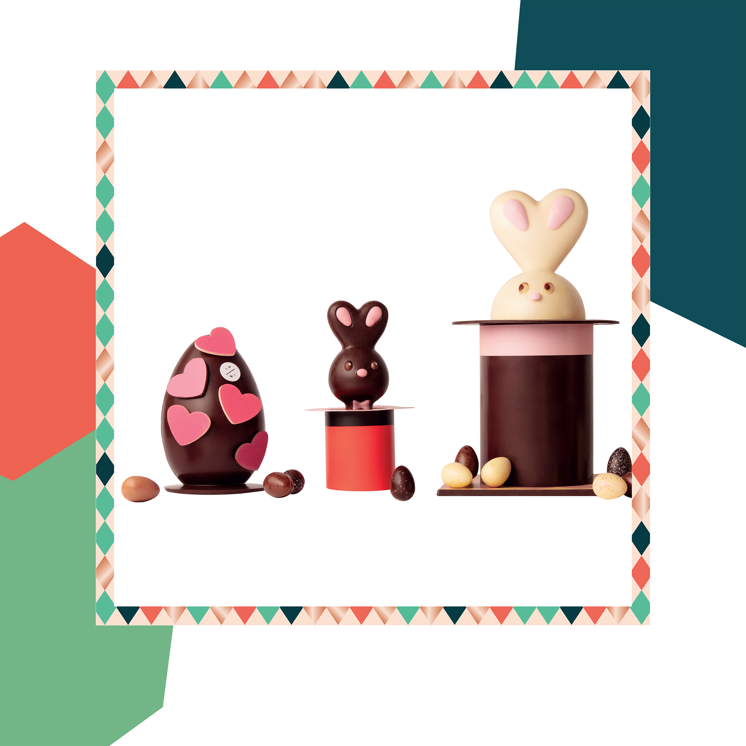 Pierre Marcolini, Easter, Easter Holidays, Chocolate Eggs, Chocolate Bunnies