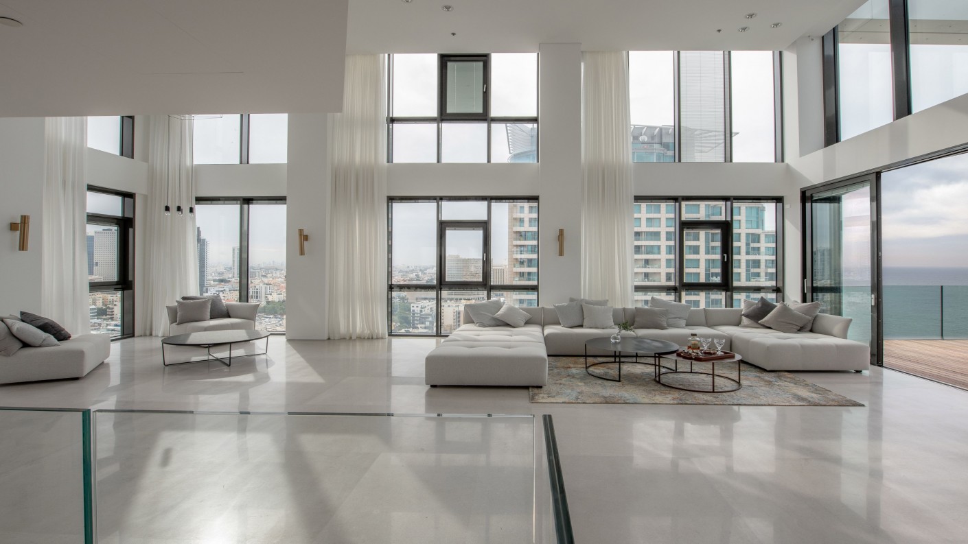 One-of-a-Kind Penthouse on the Tel Aviv Beachfront. Click here for more details.