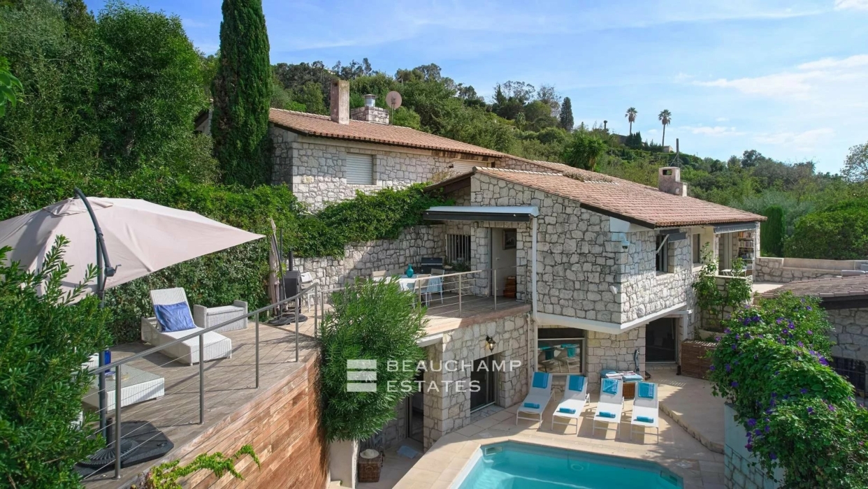 Charming 3 bedroom villa with pool and terraces - Cannes Monfleurry 2024
