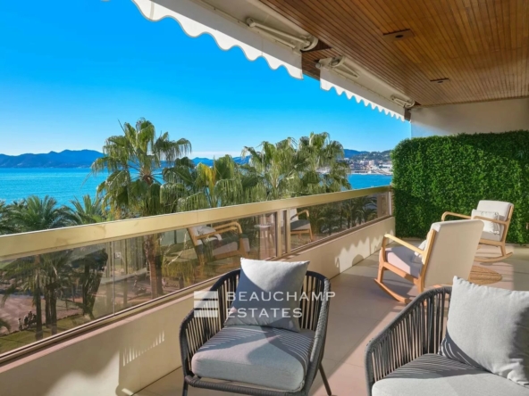 CANNES CROISETTE - 3 ROOMS RENOVATED PANORAMIC SEA VIEW 2024