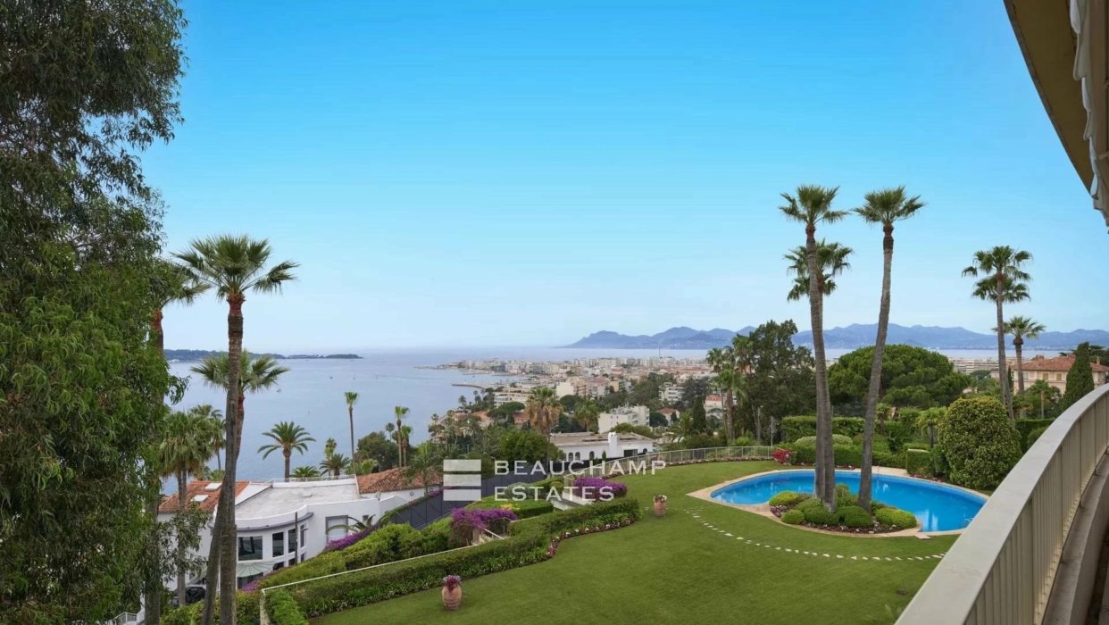 Unique: penthouse Cannes californie avec une vue mer féerique 2024