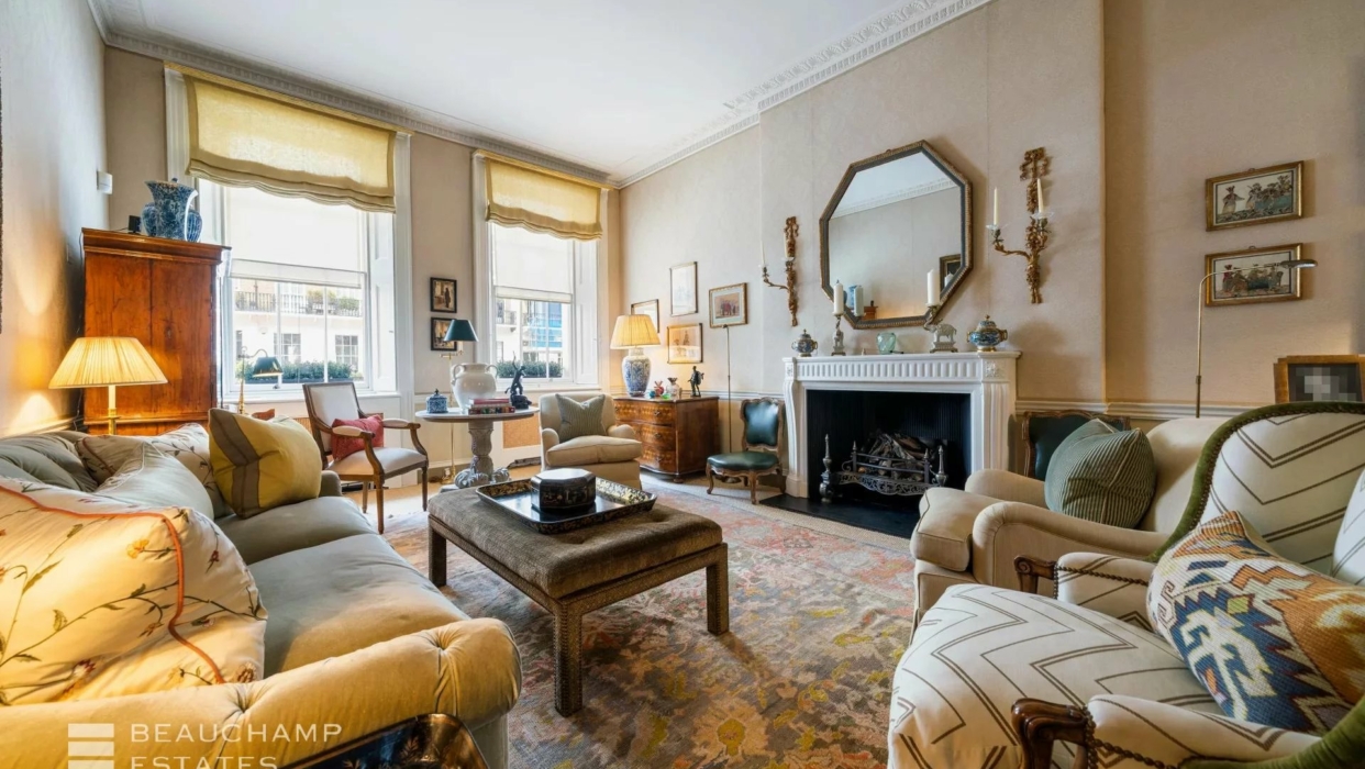 An elegant nine-bedroom family home boasting original period features, set within the heart of Belgravia 2024