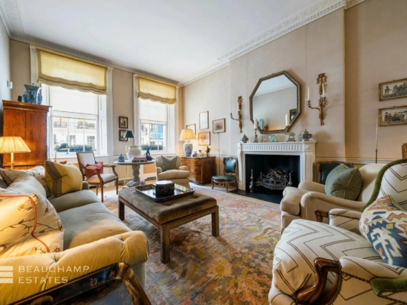 An elegant nine-bedroom family home boasting original period features, set within the heart of Belgravia 2024