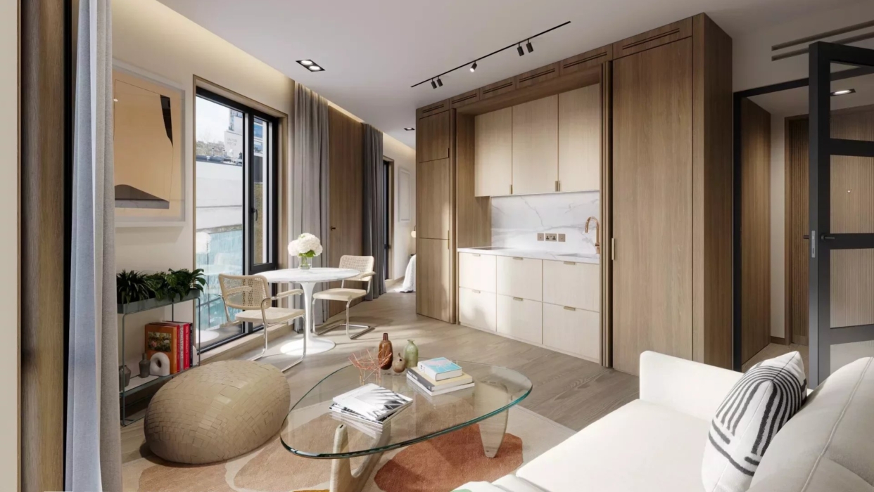 A contemporary apartment with bespoke finishes located in a boutique new development in the centre of Notting Hill. 2024