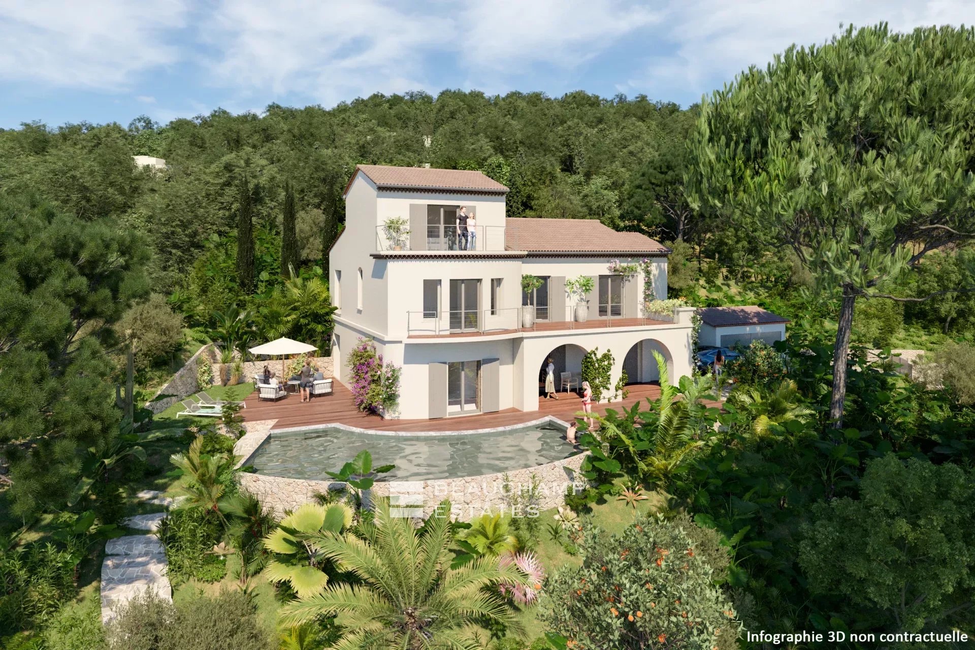 Saint Tropez, Issambres - Beautiful villa, with sea view, to renovate - 5 bedrooms - 2024
