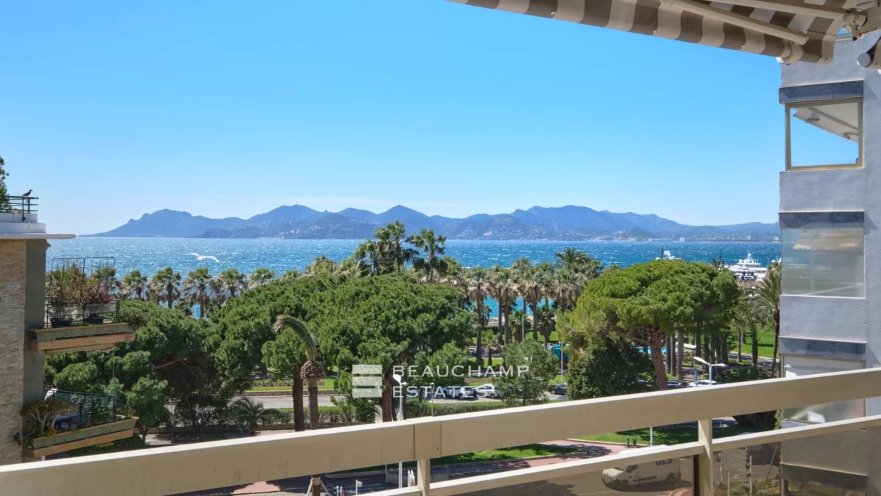 Beautiful apartment with sea view - Cannes Palm Beach 2024