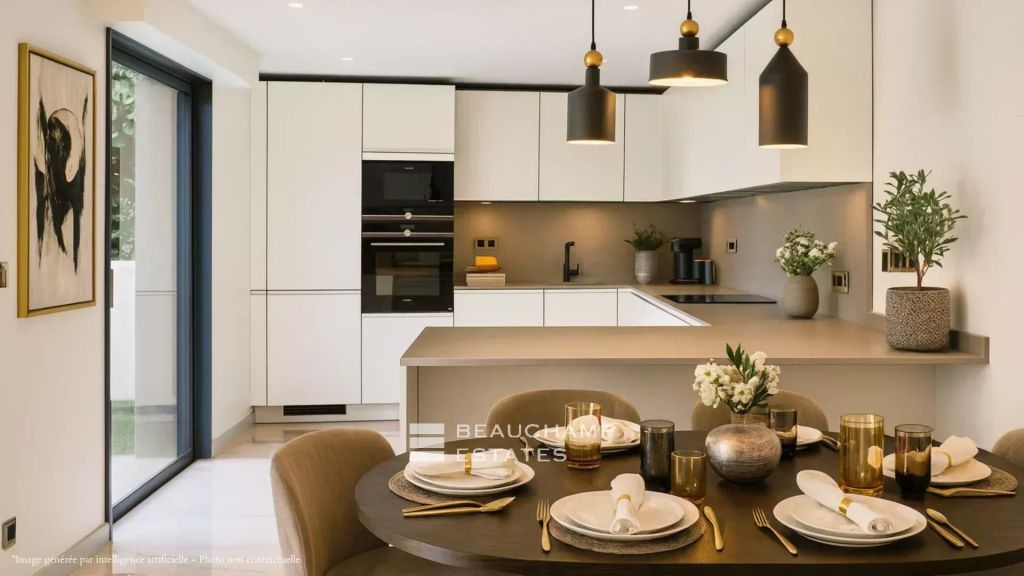 4-Bedroom Apartment with Private Garden and Swimming Pool