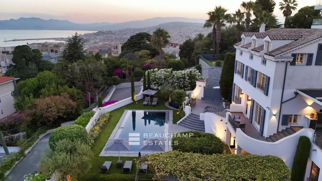 Cannes Californie 6 bedrooms villa with a sea view