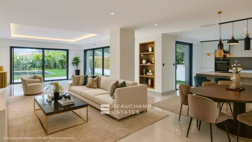 4-Bedroom Apartment with Private Garden and Swimming Pool