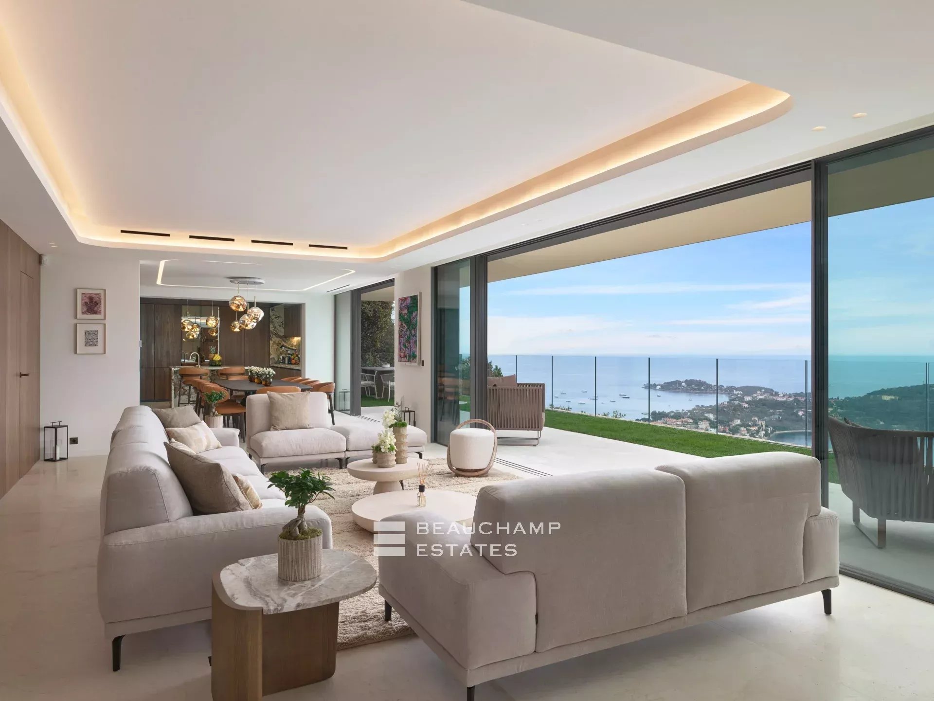 Villa contemporaine 5 chambres avec vue mer – Villefranche-sur-Mer Contemporary 5-Bedroom Villa with Sea View – Villefranche-sur-Mer