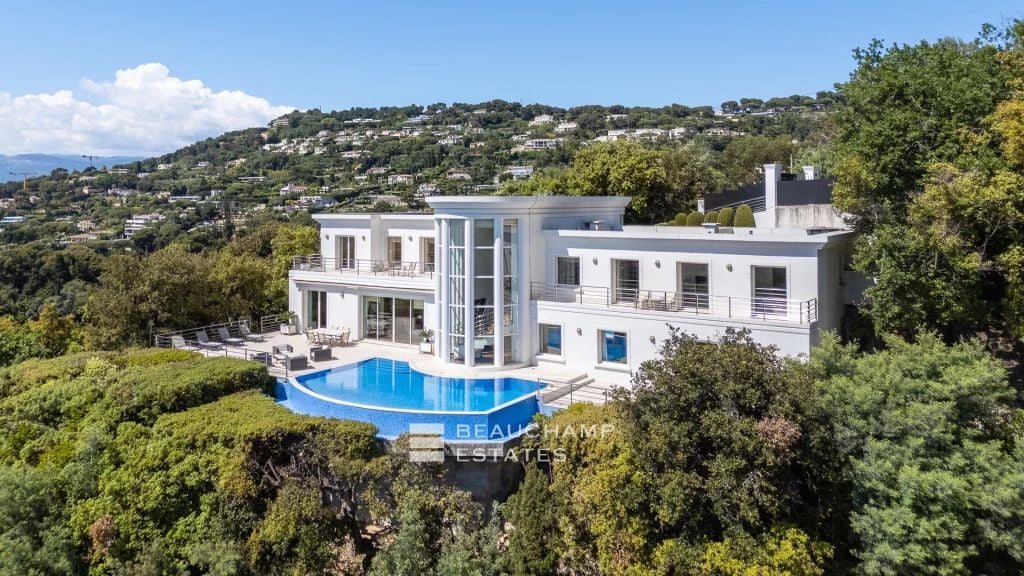 Cannes californie – panoramic sea view villa