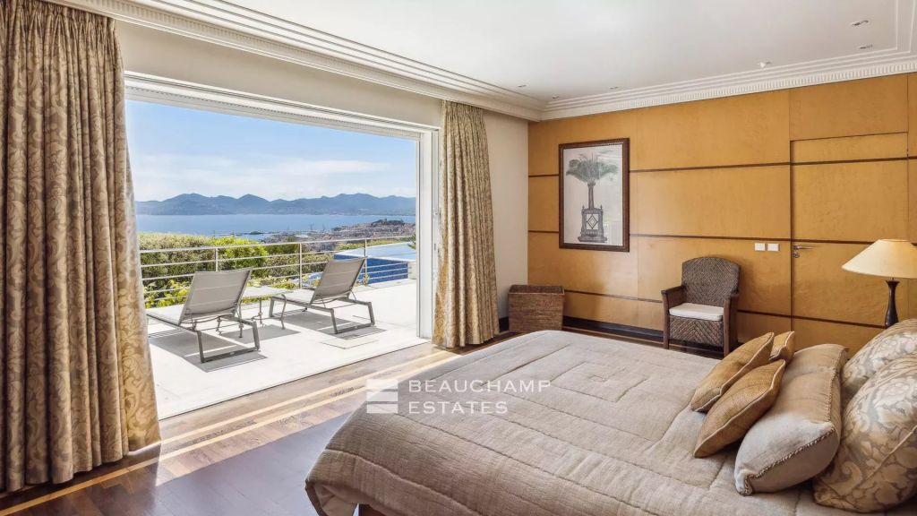 Cannes californie – panoramic sea view villa
