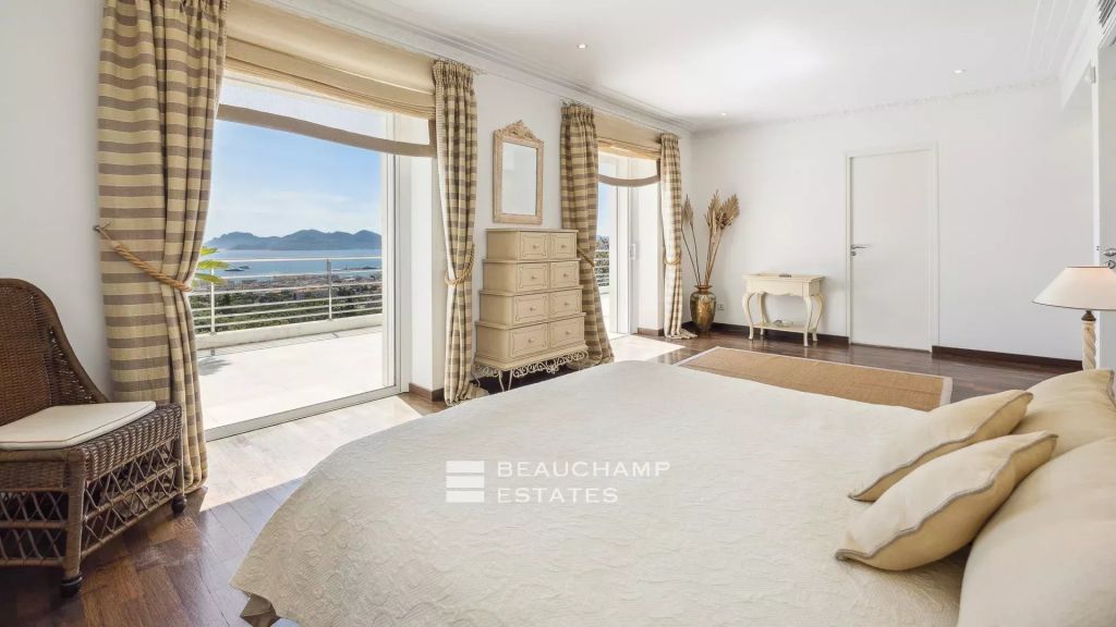 Cannes californie – panoramic sea view villa