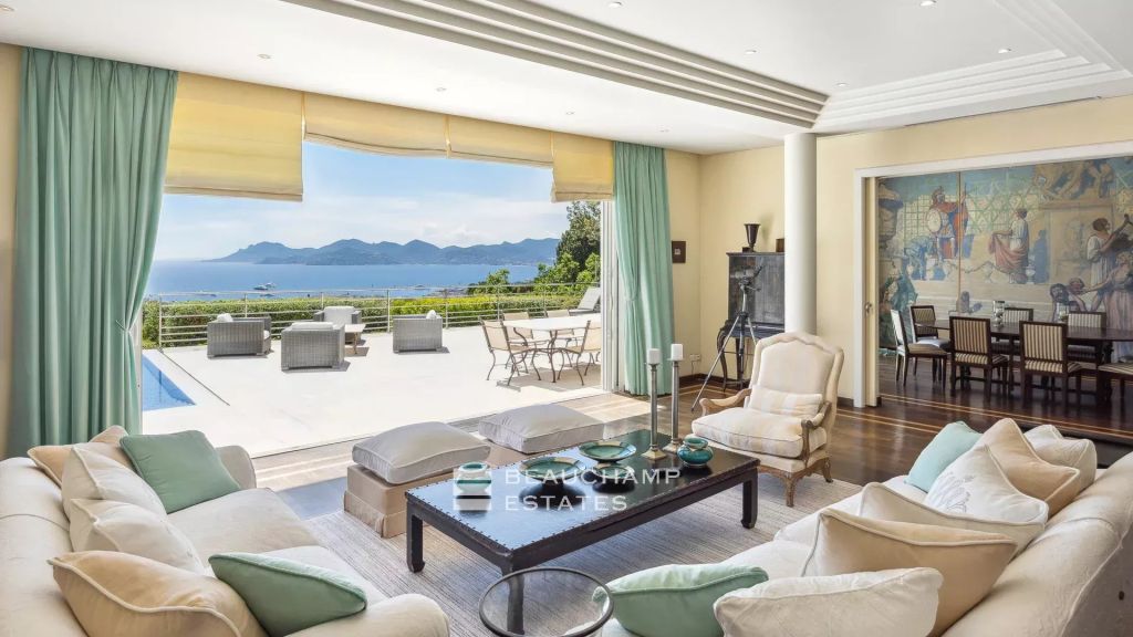 Cannes californie – panoramic sea view villa