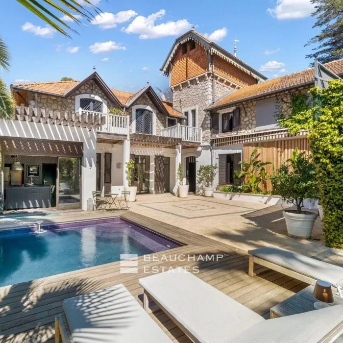 Cannes Montfleury – villa with swimming pool
