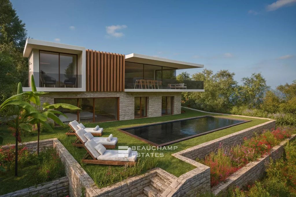 Provencal villa to renovate with panoramic sea view