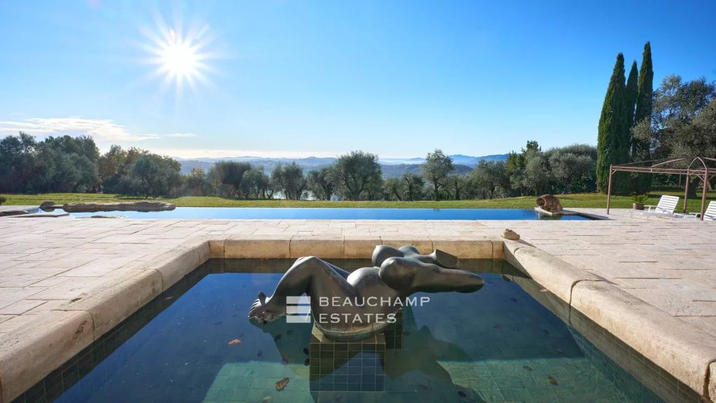 Unique sea view Bastide with Olive grove