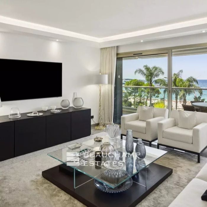Appartement moderne avec vue mer panoramique – Croisette Cannes