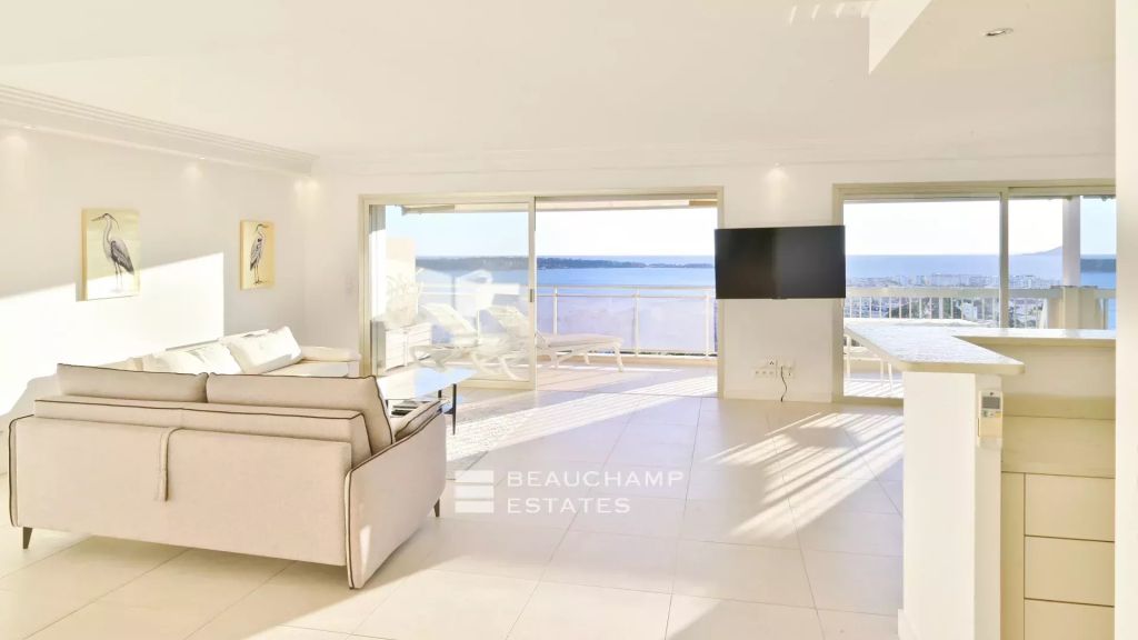 Cannes Californie – penthouse with panoramic sea view