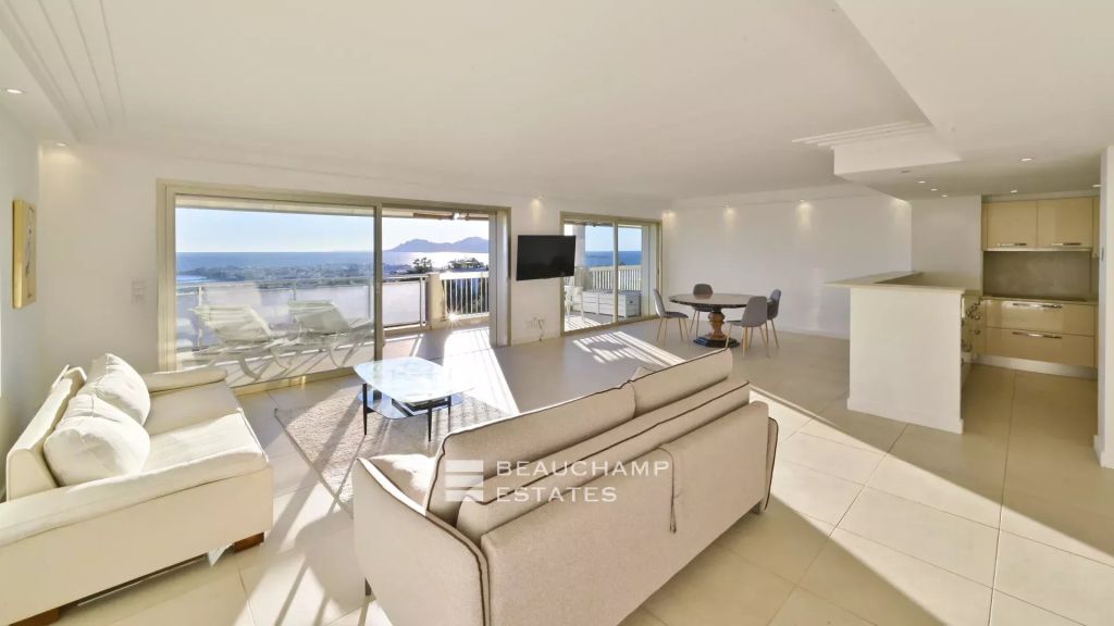 Cannes Californie – penthouse with panoramic sea view