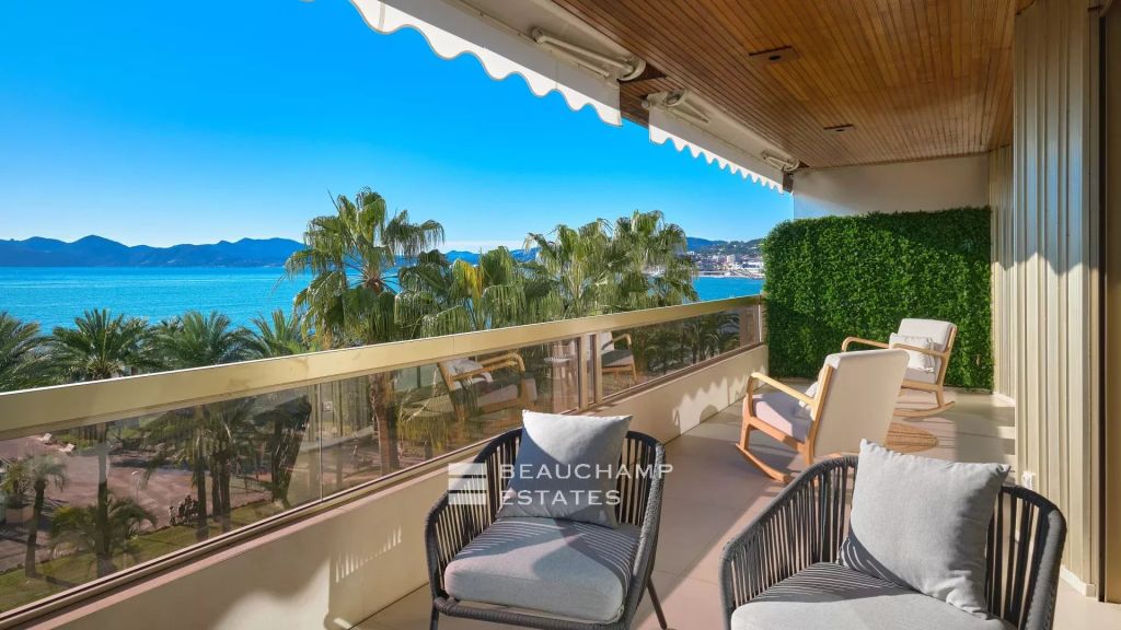 CANNES CROISETTE – 3 ROOMS RENOVATED PANORAMIC SEA VIEW