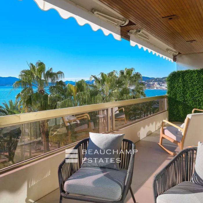 CANNES CROISETTE – 3 ROOMS RENOVATED PANORAMIC SEA VIEW