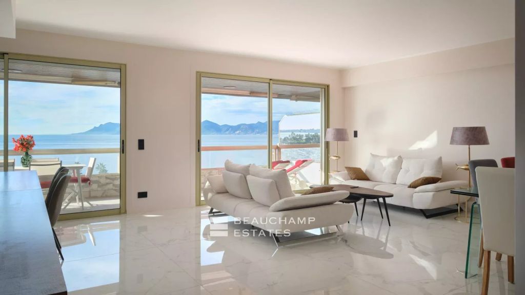 Cannes Croisette – appartement avec vue mer panoramique