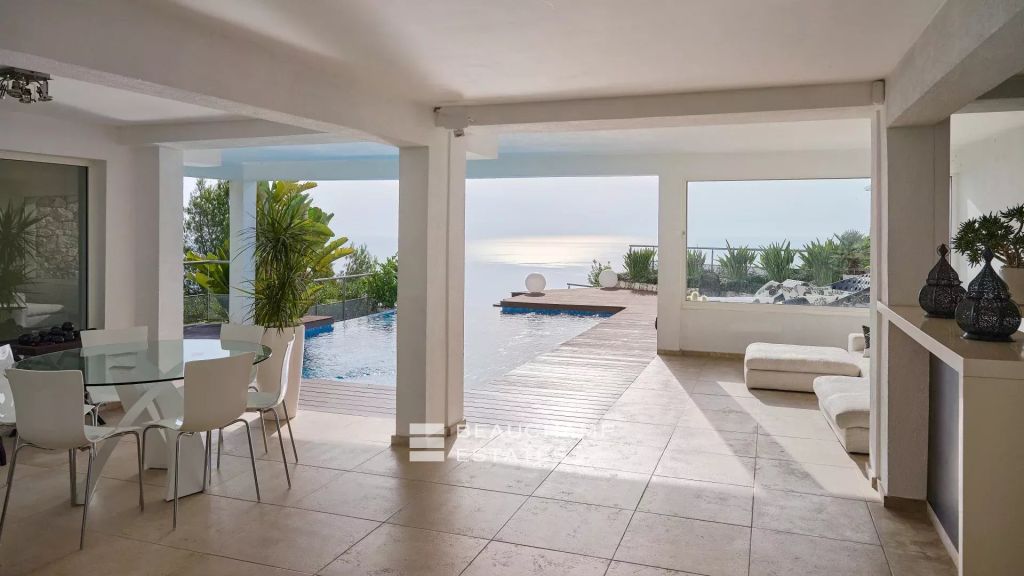 Èze – Contemporary 4-Bedroom Villa with Infinity Pool, Jacuzzi and Panoramic Sea View