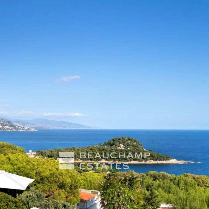 Villa exceptionnelle moderne de 7 chambres avec vue panoramique sur la mer à Saint Jean Cap Ferrat
