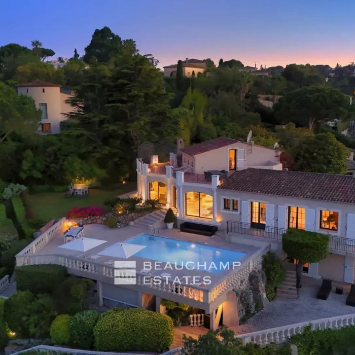 Luxueuse Villa 8 Chambres Vue Mer Panoramique Cannes