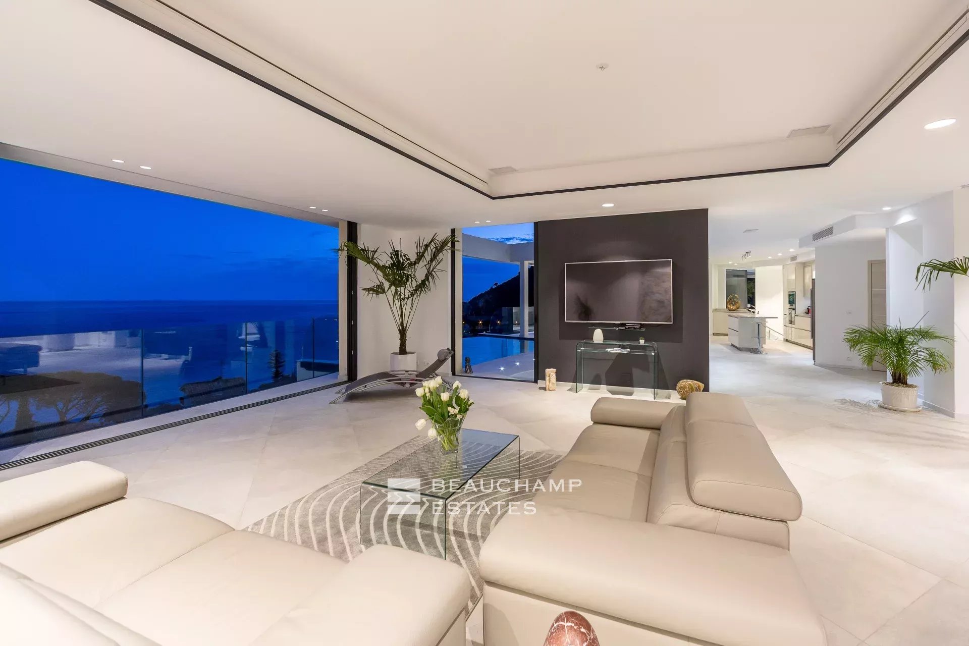 Luxueuse villa moderne de 5 chambres à Eze Luxury modern villa with 5 bedrooms in Eze