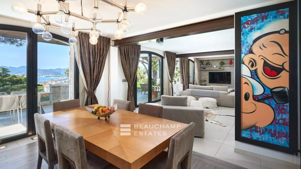 Magnificent 4-bedroom stone villa on the heights of Cannes with sea view