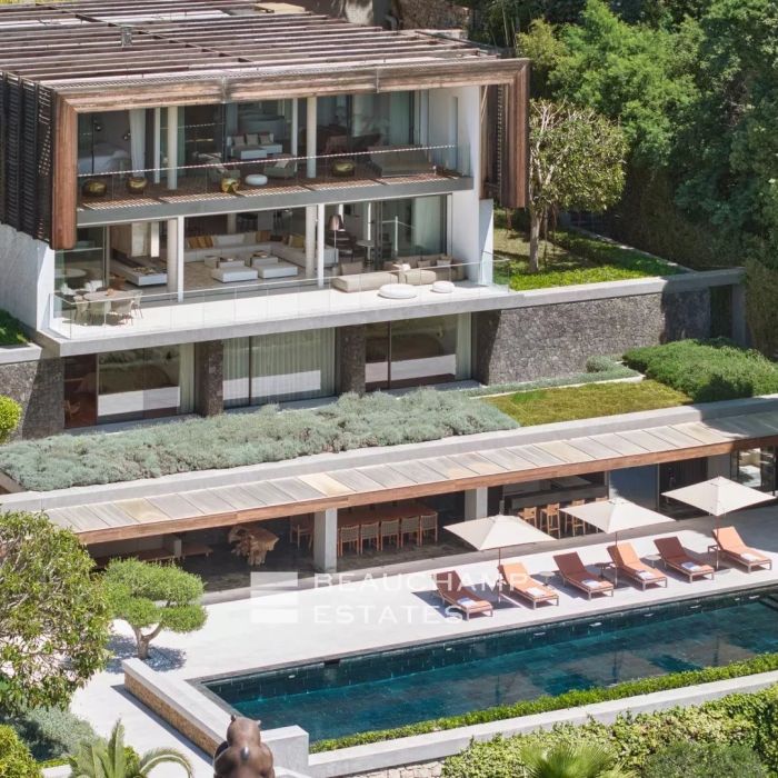 Magnifique villa contemporaine 7 chambres au coeur de Cannes Californie avec piscine et tennis