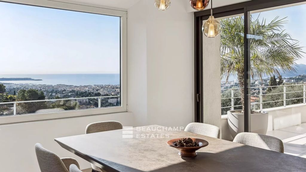 Magnificent Neo-Provençal villa with panoramic sea view over the bay of Cannes