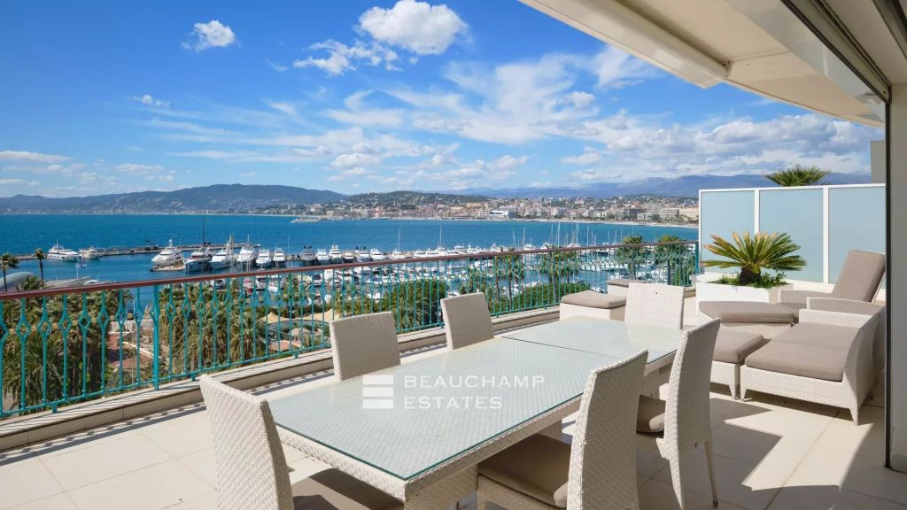 Magnificent sea view penthouse – Cannes Croisette