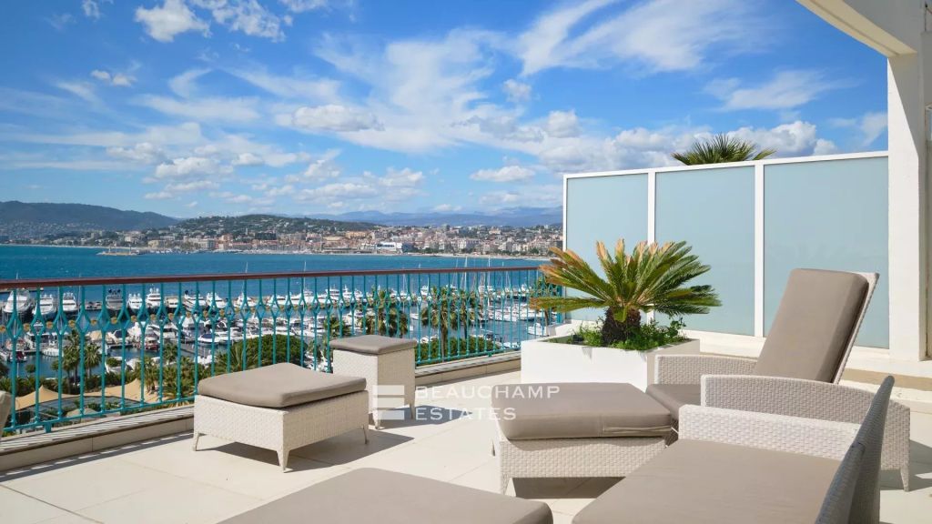 Magnificent sea view penthouse – Cannes Croisette
