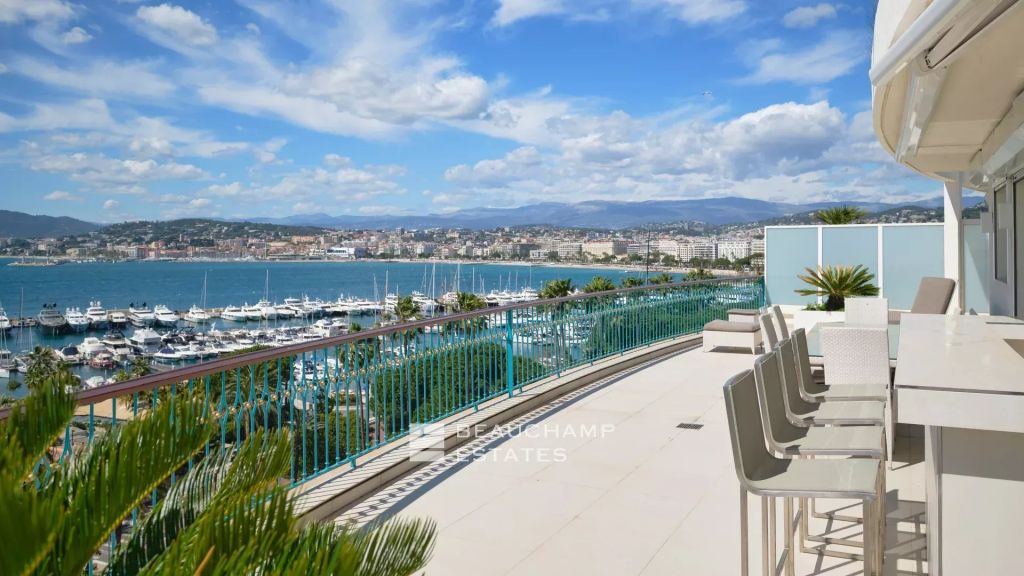 Magnificent sea view penthouse – Cannes Croisette
