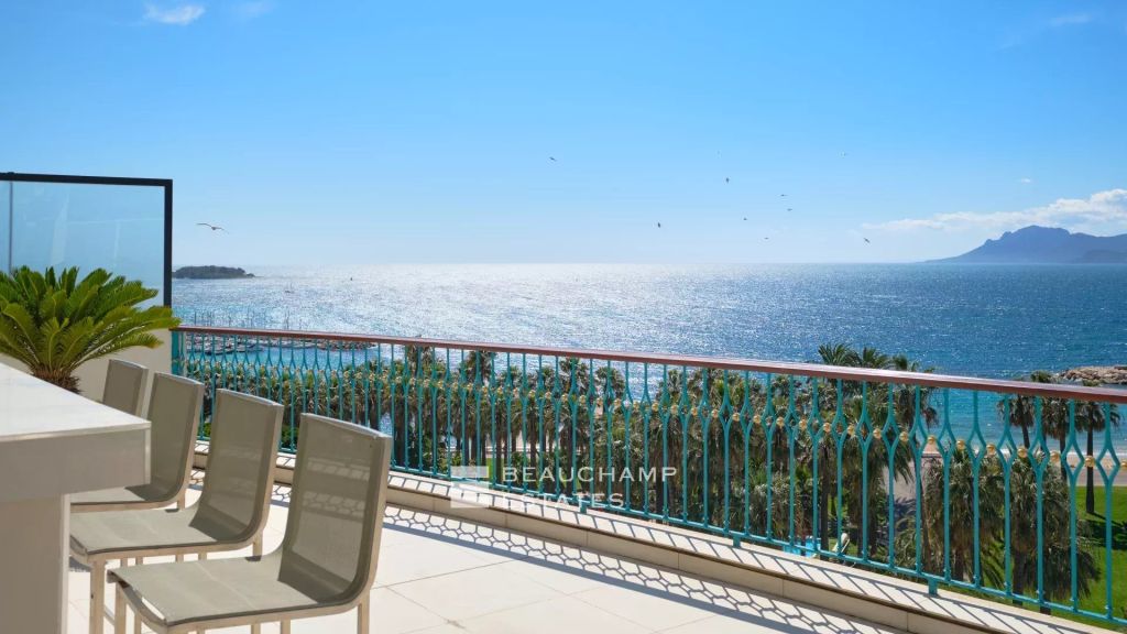 Magnificent sea view penthouse – Cannes Croisette