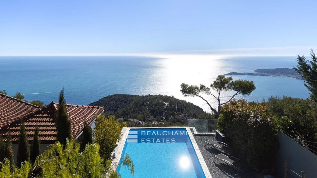 Provençal 4-Bedroom villa with panoramic sea views – Èze