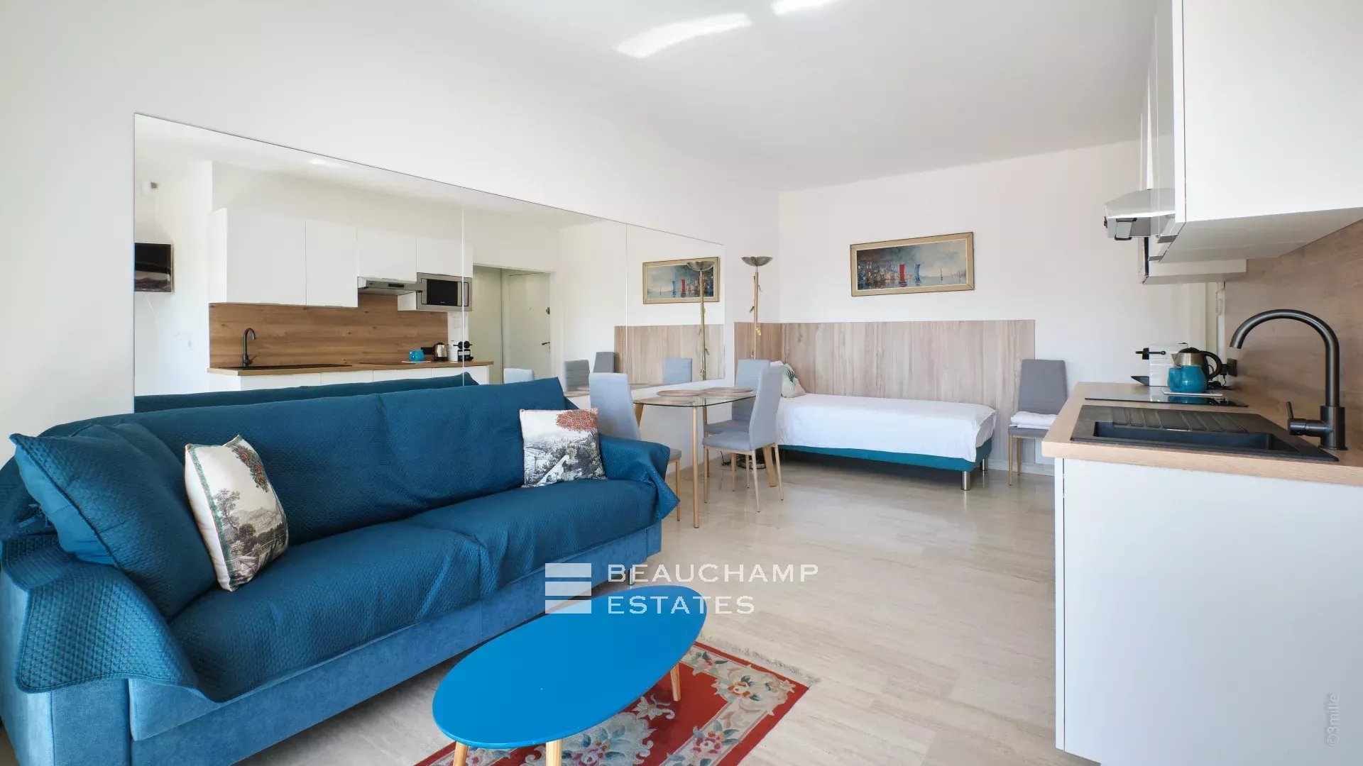 Studio with separate bedroom and terrace – Cannes near Palais Studio with separate bedroom and terrace – Cannes near Palais