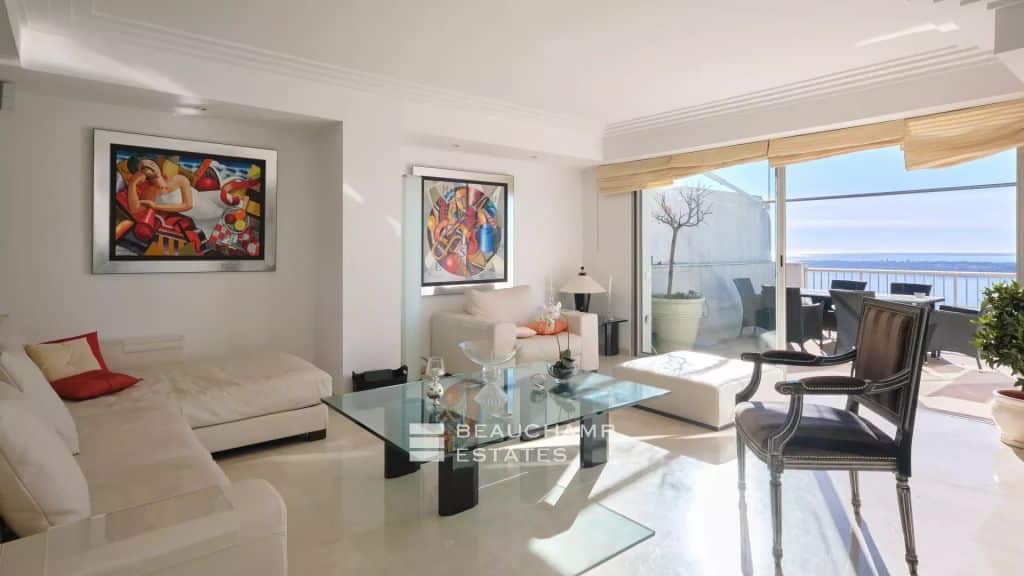 Stunning penthouse – Chateau Montjoli – Cannes Californie