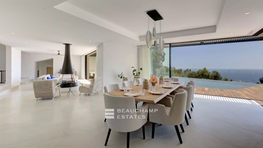 Super Cannes Hills -Stunning holiday villa with luxury services and sea views