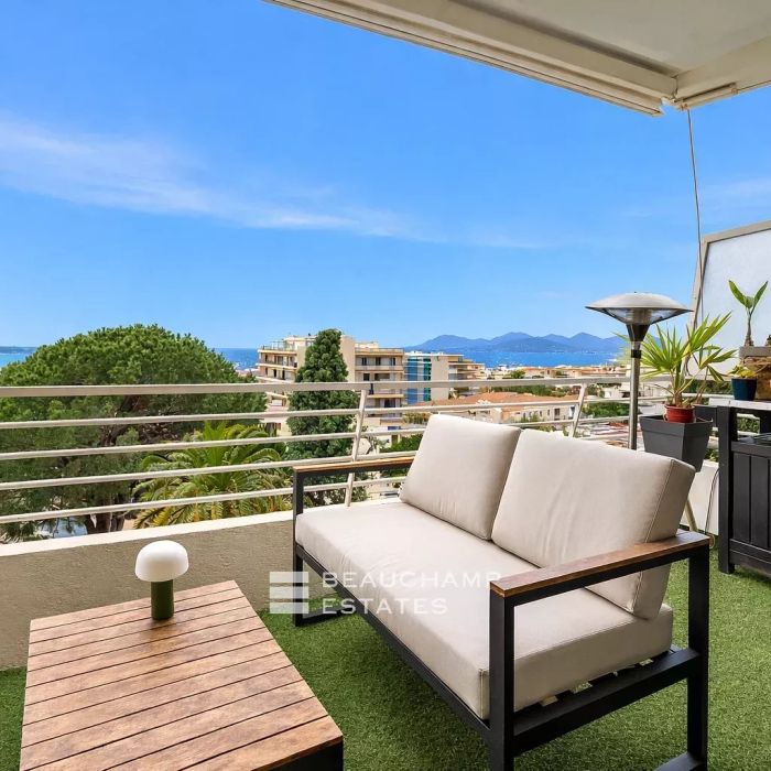3-room apartment with terrace and sea view – Cannes Basse Californie