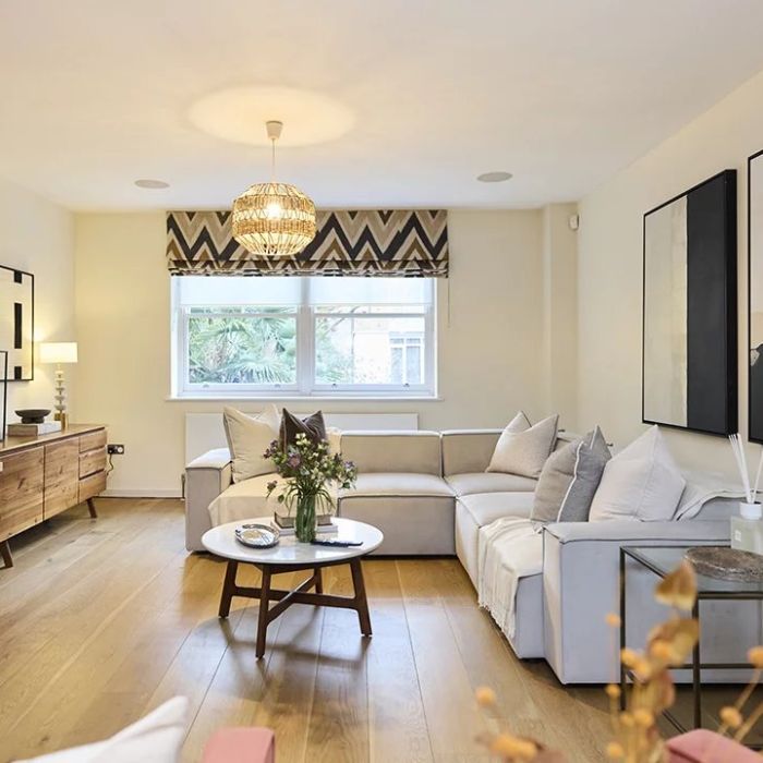 A beautifully presented six bedroom furnished family home with a private garden.