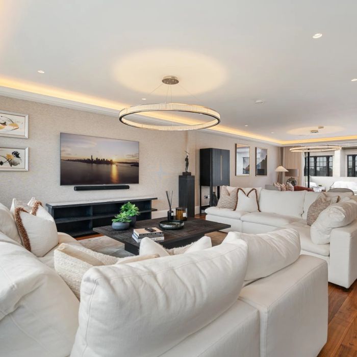 A spectacular duplex penthouse apartment located in Imperial House moments from Kensington High Street.