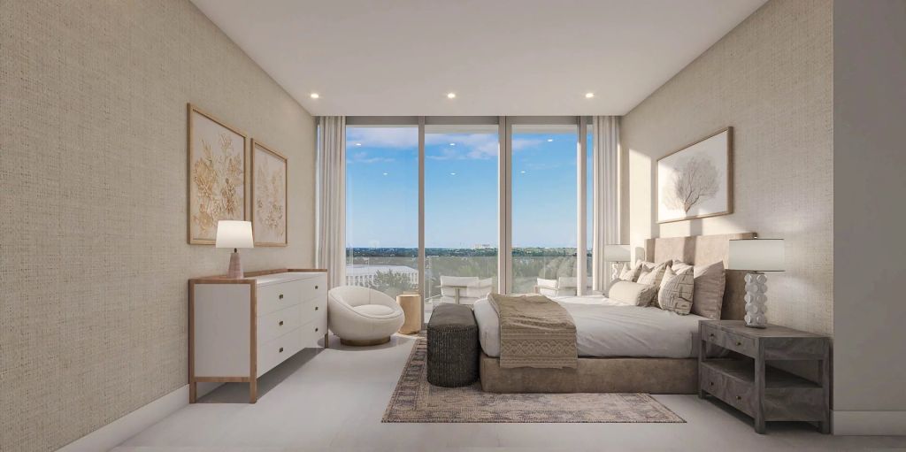 Beachfront residence with generous terraces and panoramic ocean views