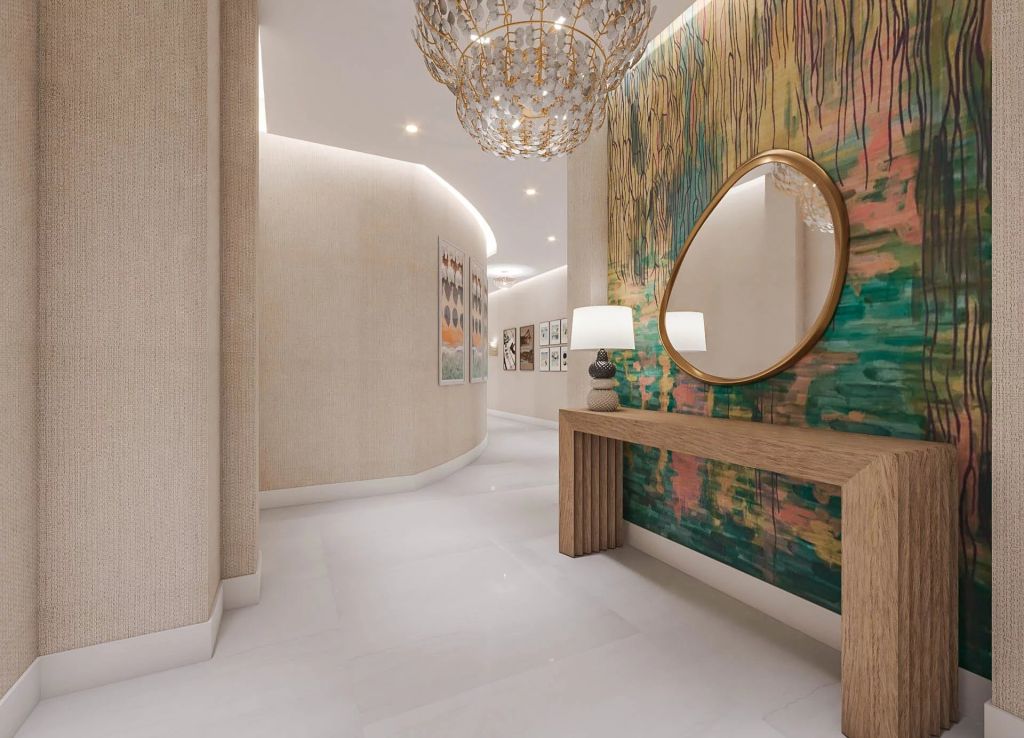 Beachfront residence with generous terraces and panoramic ocean views