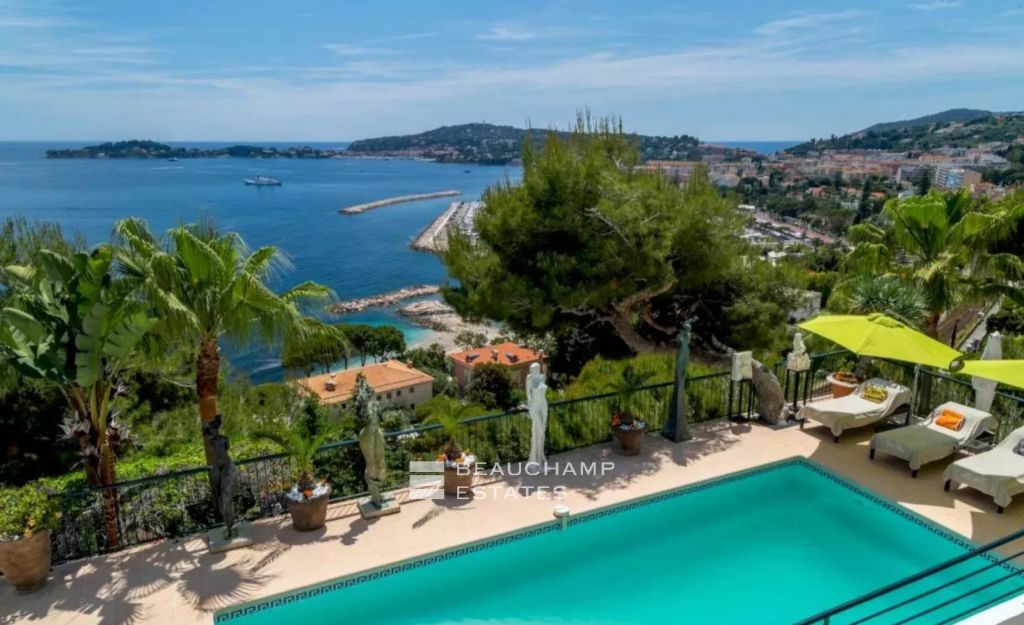 BEAULIEU-SUR-MER – SPLENDID CONTEMPORARY VILLA WITH SEA VIEW