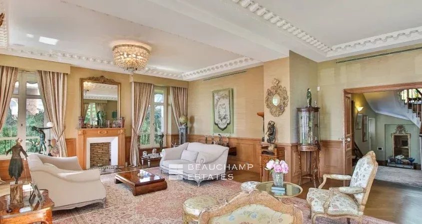 Belle époque style villa with waterfront views